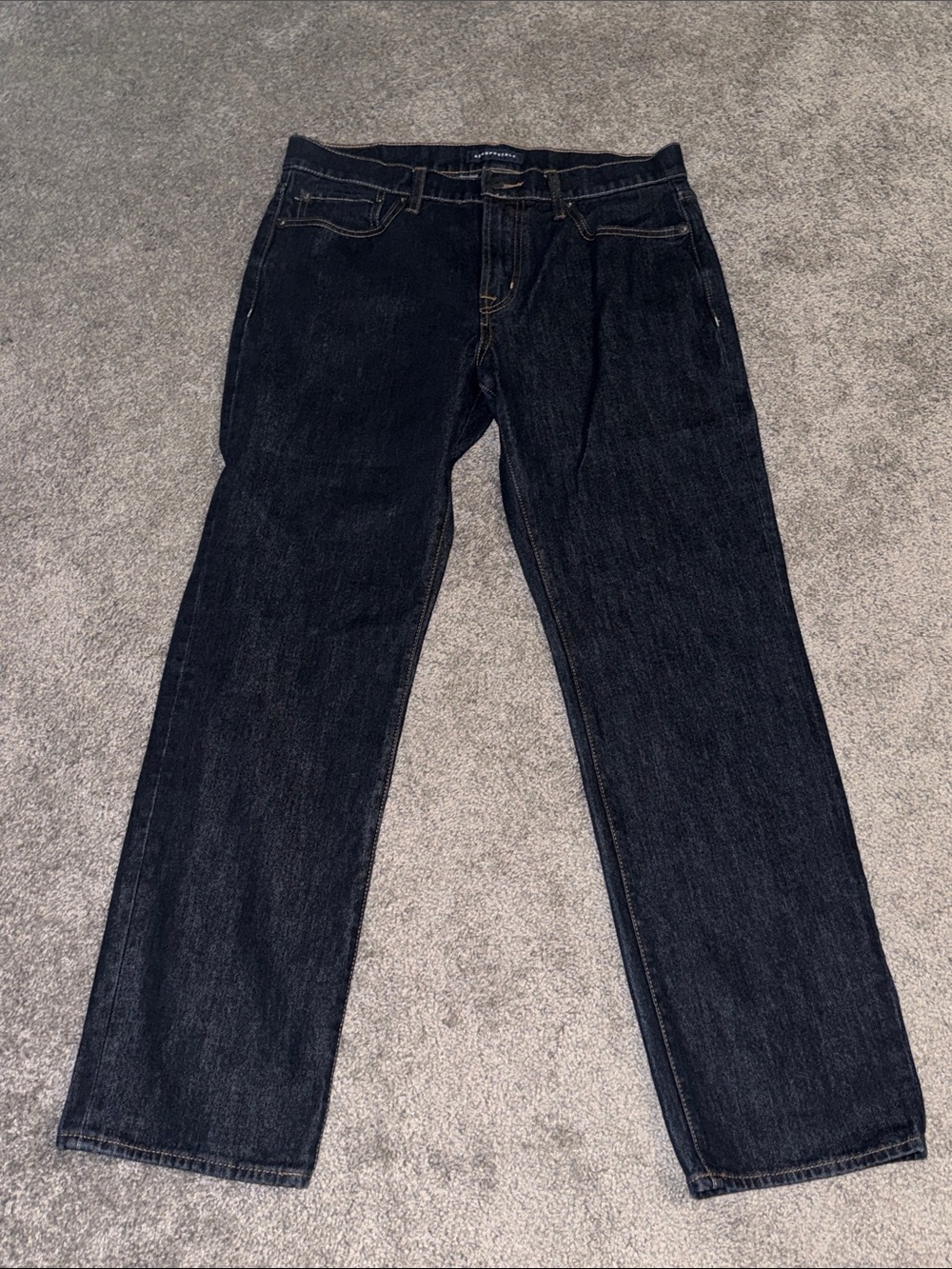 Aeropostale Men's Straight Jeans - Dark Indigo